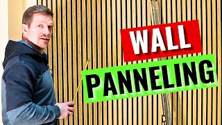 Acoustic Wall Paneling A Wall FOR BEGINNERS *(DIY FRIENDLY)