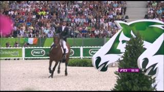 JEM 2014 : Patrice Delaveau,  finale par équipe et qualification individuelle en saut d'obstacles