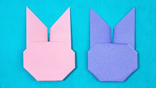 Origami Bunny Head Tutorial (Traditional)