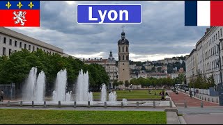 France, Lyon walking in old town [4K]