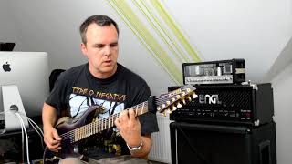 KIESEL GUITARS AM7 -Aries multiscale: Song playthrough