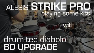 Alesis Strike Pro drumming demo with drum-tec diabolo 18\