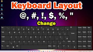 How to Change Keyboard Layout to Fix Problem of Typing Special Characters in Windows 11