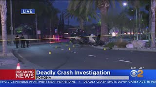 1 Dead, 2 Critically Injured In Pomona Crash