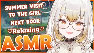 【3DIO ASMR】Girl Next Door Helps You Sleep, with Cute Cats Meows ♡ Tapping Triggers ~ ASMR Roleplay ♡