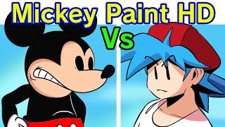 Friday Night Funkin' VS Mickey Mouse HD Remastered Repainted (FNF Mod) (Sunday Night) (Horror EXE)
