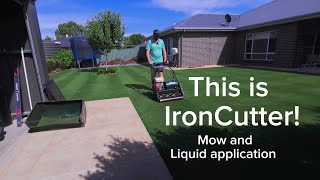 This is IronCutter! // 16mm mow and liquid Fertiliser application