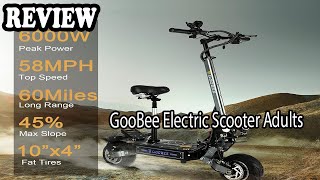 GooBee Electric Scooter Adults Review - After A Dozen E Scooters, This Is My Favorite! See Why