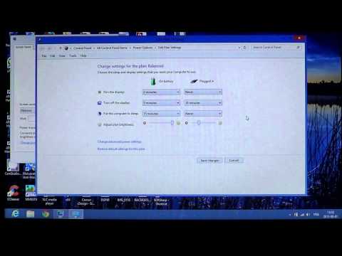 Windows 8 How to change sleep mode settings Windows 8 How to change sleep mode settings