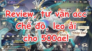 Review, tư vấn acc, chế đồ, leo ải trang bị cho 500 ae! [Gặp Lại Tây Du]