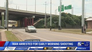 Man arrested for early morning shooting in Knoxville