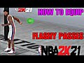 HOW TO EQUIP FLASHY PASSES IN NBA 2K21! HOW TO FLASHY PASS ON NBA 2K21