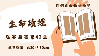 2025年2月06日 生命讀經 以賽亞書 第42章 何志勇牧師/你們來看領袖學院