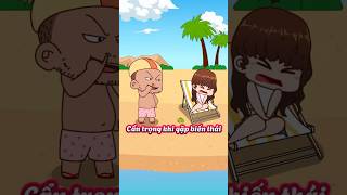 P5 - Cẩn trọng khi gặp biến thái #shorts #hoathinh #haihuoc #animation #cinosubber