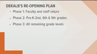 DeKalb County Schools to have staggered re-opening plan after holiday break