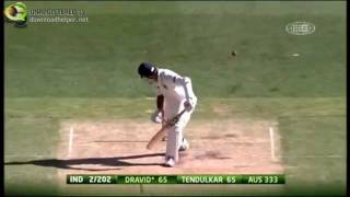 Rahul Dravid bowled 7 times in 8 innings vs Australia 2012