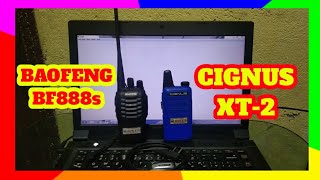 HOW TO CONNECT BAOFENG (BF888s) AND CIGNUS (XT-2)