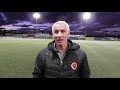 warriorstv post match interview davie irons elgin city 13 04 21