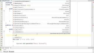 323. Example of Thread priority in Java Programming (Hindi)