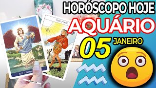 😲 𝐕𝐎𝐂𝐄̂ 𝐍𝐀̃𝐎 𝐕𝐀𝐈 𝐀𝐂𝐑𝐄𝐃𝐈𝐓𝐀𝐑 😲 Aquário ♒ 5 Janeiro 2024 | Horoscopo do dia de hoje ♒ Tarot Aquário