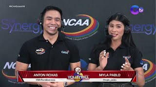 NCAA Season 98 WVB: Welcome to the NCAA broadcast panel, Myla Pablo!