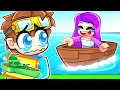 Pretending To Be A Noob In Roblox Build A Boat, Then Using A $100,000 Boat!