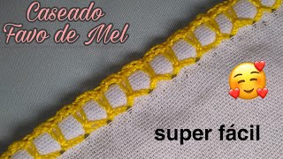 CASEADO DE CROCHÊ FAVO DE MEL SUPER FÁCIL #71