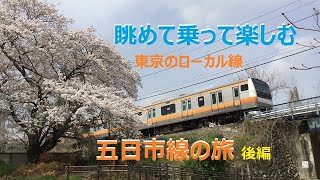 【五日市線探訪・後編】JR五日市線の車窓と走行シーン/旧五日市鉄道(拝島〜立川)の線路跡をめぐる小さな旅