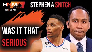Stephen A Smith Thinks Its A Flex To Call The League Office On Russell Westbrook