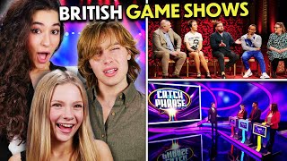 American Teens Watch British Gameshows For The First Time!