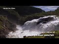 cross a massive waterfall on this epic bridge in norway future blink