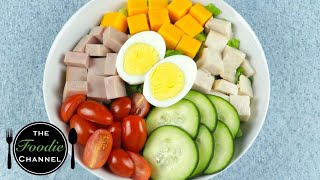 How To Make A Chef Salad | Chef Salad Recipe | Easy Salad Recipes | Salad Ideas | The Foodie Channel