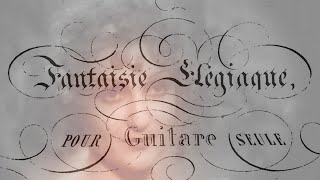 Fantaisie élégiaque de Fernando SOR, Rafael ANDIA, guitar