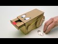 Hou la la ! La superbe tirelire en carton faite à la main !