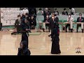 【 058】4回戦【田中健生（駒澤大）×重黒木祐介（筑波大）】第68回関東学生剣道選手権大会【2022年5月8日（日）日本武道館】