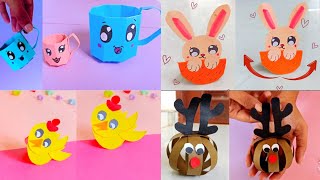 4 Easy craft ideas / how to make / paper craft / handmade paper craft / art and craft / girl crafts💕