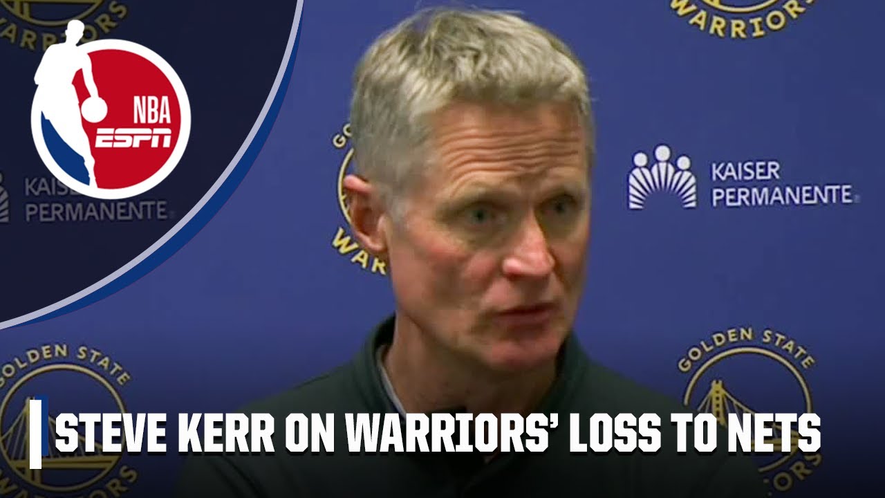 Steve Kerr Says Warriors Hit ‘rock Bottom’ After Blowout Loss To Nets ...