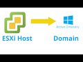 Joining an VMware ESXi host to a Windows Active Directory (Domain)| VCP7-DCV 2022