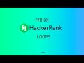 #5 : Loops | Hackerrank Python Solutions