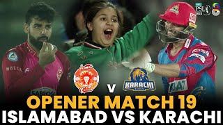 Opener | Islamabad United vs Karachi Kings | Match 19 | HBL PSL 8 | MI2A