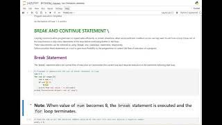 Python - v24- break statement