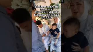 terpaksa...datang ke pernikahan mantan istri gendong anak#mantan#sedih