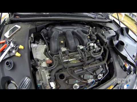 Where is the PCV valve located on a 2010 Nissan Maxima?