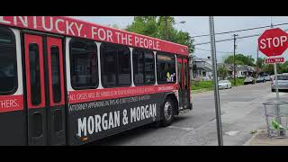 Transit Authority of River City (TARC) bus 2502 on Rt 21 W/B