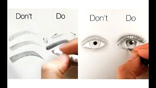 10 Easy Tips for Drawing Face, Eyes, Nose and Lips
