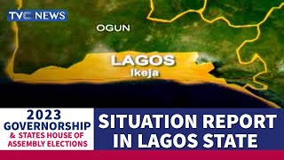 #Decision2023: TVC News Correspondent Gives Situation Report From Ikeja, Lagos State