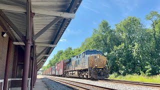 CSX ET44AH 3376 Leads Manifest M584-31 on 7/31/23