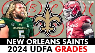 Saints UDFA Grades: All UDFAs That Signed With New Orleans After The 2024 NFL Draft