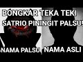 NAMA SATRIO PININGIT PALSU! | IMAM MAHDI | RATU ADIL | BUDAK ANGON | BUDAK JANGGUTAN