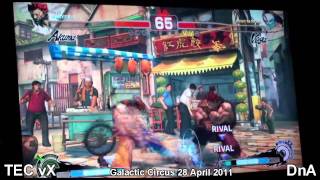 Galactic Circus 28 APR 2011 TEC vX [Akuma] vs DnA [Claw] SSF4AE